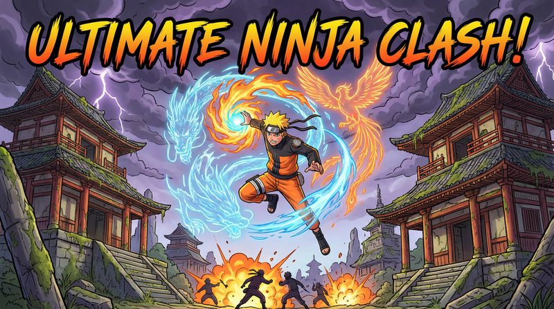 黄色仓库忍者对决视频